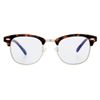 Eyeglasses Blue Light Blocking Glasses Semi-Rimless Frame Unisex Tortoise