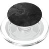 Stone-Washed Black Grey Abstract Art Design PopSockets PopGrip for MagSafe