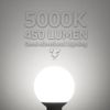 6-Pack G25 Globe LED Light Bulb 5W=40W, Dimmable Vanity Light Bulbs, 5000K