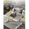 Laptop Desk, Low Table, Foldable, Compact, Study Desk, Low Table, Reading Stand, Book Stand, Bed Table, PC Stand, Tablet Stand, With Concave Grooves, Adjustable Height, Angle, Multifunctional, For