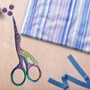 Wishbeauty Multi-Colour Rainbow Embroidery Scissors - 3.5"/9cm - Sharp Point (Rainbow)