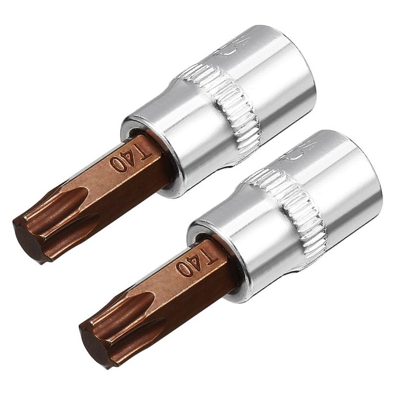 TOP-VIGOR 2Pcs Torx Bit Socket, 1/4