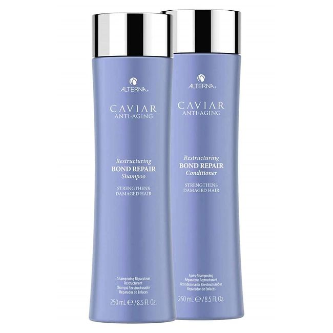 Alterna Caviar Anti-Aging Restructuring Bond Repair Shampoo/ Conditoner Set, 8.5 Fl Oz (Pack of 2)