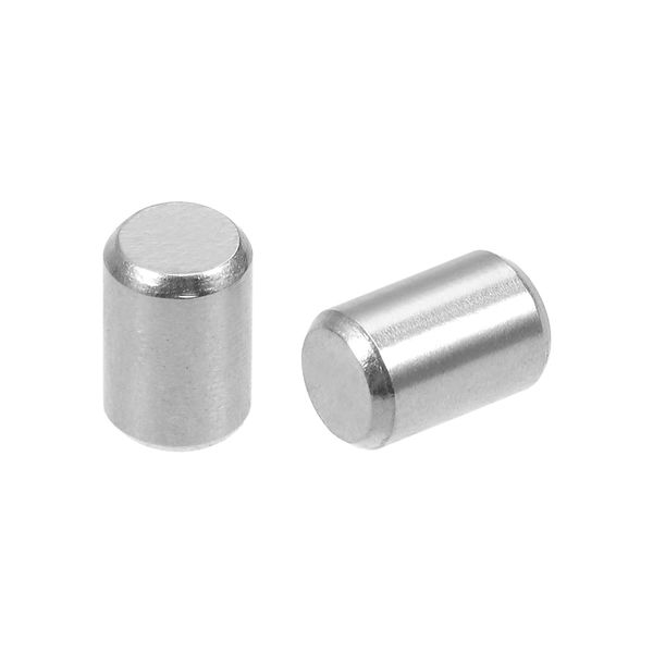 uxcell Dowel Pins 304 Stainless Steel Shelf Pegs Support Shelf Silver Tone 4mm x 5mm 50pcs