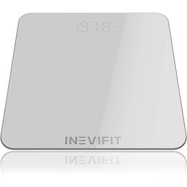 INEVIFIT Bathroom Scale, Highly Accurate Digital Bathroom Body Scale,  Measures Weight up to 400 lbs. Includes Batteries