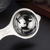 Egg Separator, Stainless Steel Separator, Yolk & Egg White Filter，Kitchen Baking Tools
