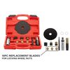 Bargains Crown Replacement Blade C 10pcs Wheel Lock Removal kit | Locking Wheel Nut Key Replacement Remover Kit | Compatible with Virtually Most Wheel Nut | 10pc Replacement Blade Set