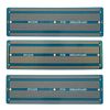 EPLZON 3pcs 6.8"x2.05" Breadboard Solderable Prototype PCB Board Kit for Electronics Projects Compatible for DIY Soldering Circuits Projects Prototype Board,Blue