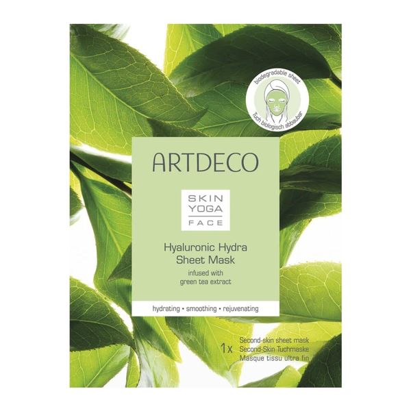 Artdeco Hyaluronic Hydra Sheet Mask - Feuchtigkeitsspendende Tuchmaske, Gesichtsmaske - 1 x 23 ml