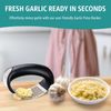 Durable Stainless Steel Garlic Press Rocker Ergonomic Kitchen Tool Easy Clean US