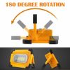 60W LED Solar Rechargeable Work Light Portable Strobe Emergency  Floodlight Camp