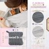 Inujirushi 281-8205 Easy Nursing Cape with Snap Gray Border