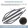 Matte Black Side Window Chrome Delete Overlay For Chrysler 300 2011-23 Pre-cut