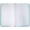 Boorum & Pease® Canvas Account Book, Journal, 16 Lb., 12 1/8" x 7 5/8", 300 Pages, Blue