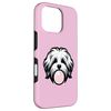 Hülle für iPhone 16 Pro Niedlicher Bubble Gun Hund