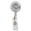 Advantus 75473 Translucent Retractable ID Card Reel, 34-Inch Extension, Clear, 12/Pack