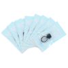 Ink Ring Cups,50pcs Microblading Pigment Glue Rings with Sponge Ink Cups Caps Permanent Makeup Eyelash Eyebrow Extensions Medium Holder for Microblading Supplies