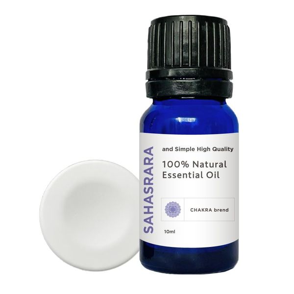 &SH Blend Oil Chakra Aroma Sahasrara 10ml & Aroma Stone Set/Purifying Meditation Yoga Essential Oils
