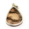 Sterling Silver Chocolate Jasper Pendant Jewellery PEND416