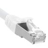 NavePoint Ethernet Patch Cable CAT6A, S/FTP, 26AWG, 0.5 Ft, 5 Pack, White
