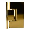 Unlacquered Brass Vienna 037 Series Wall Mount Full Back Plate Hinge