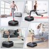16'' Fitness Aerobic Step Platform Adjust 4" - 12" Exercise Stepper W/ 4 Risers