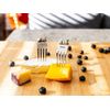 Abbott Collection 36-Squeak Cheese Marker, 3"H, Silver