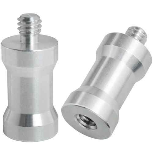 Hotshoe/Coldshoe Adapter LUORNG 2PCS 1/4Inch Female to 1/4Inch Male Convertor Threaded Screw Adapter Spigot for Studio Light Stand, Hotshoe/Coldshoe Adapter Ball Head Flash Trigger Receiver