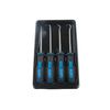 US. Pro B5034 4 Piece 115mm Hook and Pick Set, Blue