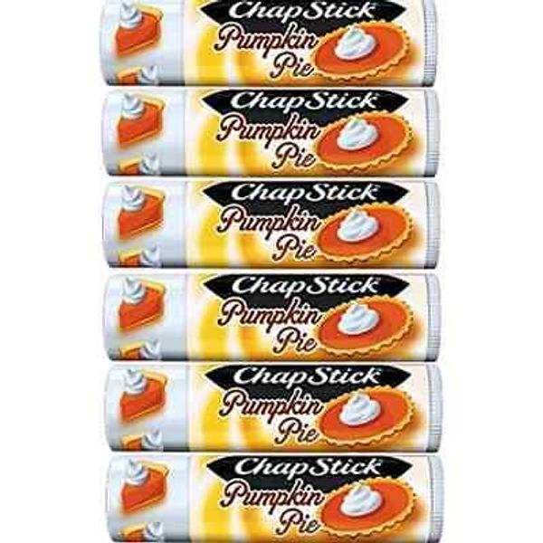 ChapStick Pumpkin Pie Flavored Moisturizing Lip Balm 0.15 6 PACK