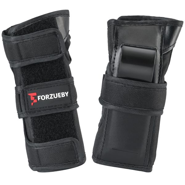 Forzueby Wrist Guards (1 Pair) for Roller Skating, Skateboarding,Snowboarding and Rollerblade, Adult and Kids Sports Protection Wrist Guard (S)