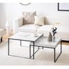 Planche Nest Table Table Side Table Coffee Table Low Table Center Table Living Table Storage Table Square Table Set Marble White