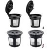 Ninja Dual Brew Coffee Maker 6 Reusable Refillable K Cup Coffee Filter Pods