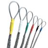 YIBOZI Cable Pulling Grip Sock Kit Heavy Duty Mesh Puller Metal Galvanizing Pulling Grip Flexible Eye Mesh Rope Anti-rust Cable Pulling Socks