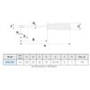 Hex Catch Nut Driver (Magnetic) for Hex Screws Measuring 5.5mm Across Flats ENGINEER DNC-55T