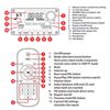 2*40W Amplifier Decoder Board BT 5.0 Audio Transmission & Decoding Support MP3 WMA, WAV FLAC APE Audio Format
