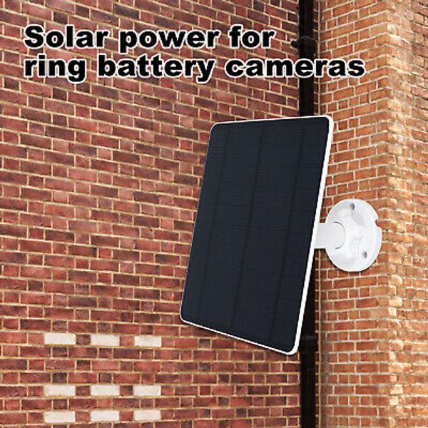 Solar Panel for DC 5V Security Camera 5W Camera Solar Panel Charger IP65 tyBsG