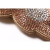 LUMIACTY Bear Key Chain Rhinestone Glitter Bag Charm, red