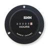 Hour Meter, Electrical, 2.8In, 3-Hole Round