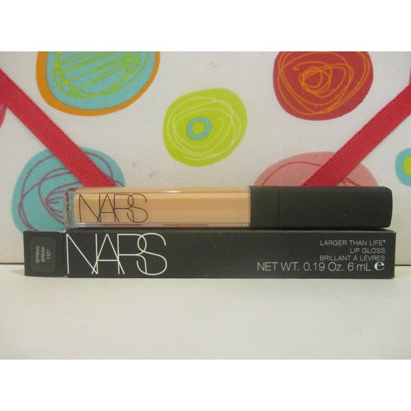 NARS ~ LARGER THAN LIFE LIPGLOSS ~ # 1327 SPRING BREAK ~ 0.19 OZ BOXED