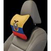 Ecuador Flag Headrest Neck Support Pillow with Memory Foam (2 Pack)