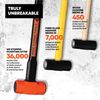 Groz 34523 16" Indestructible Sledge Hammer, 8 lb