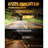 AUXBEAM H7 LED Headlight Bulbs High/Low Beam 120W 6500K 25000LM+Canbus Decoder