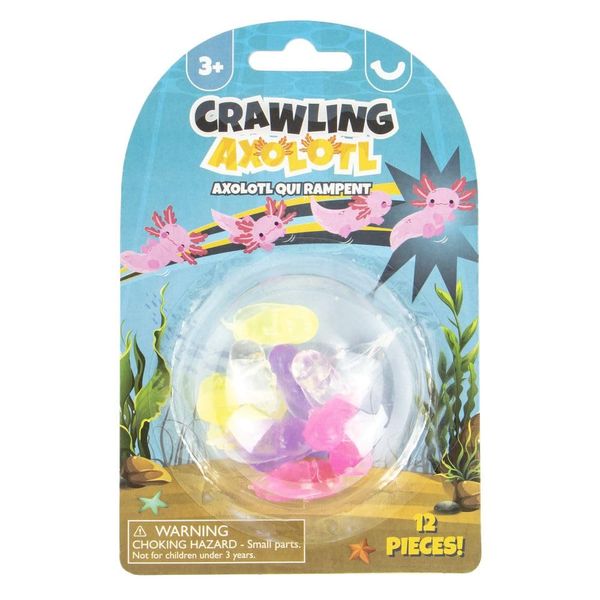 Keycraft Crawling Axolotl Toy, 12 Pieces, Ages 3+
