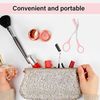 Eyebrow Trimmer Scissors, Professional Eyebrow Comb Scissors with Comb Stainless Steel Precision Eyebrow Scissors Eyebrow Trimming Tool Small Eyebrow Grooming Beauty Tool Men Women (Black)