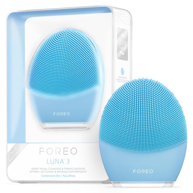 FOREO LUNA 3 Karma Ciltler için Yüz Temizleme ve Sıkılaştırıcı Masaj Cihazı