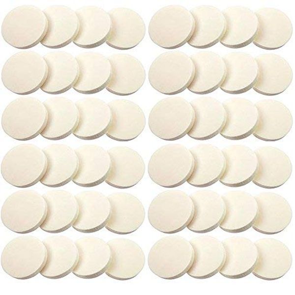 48 Cosmetic Sponge Round Foam Pad Make Up Applicator Foundation Powder Blender