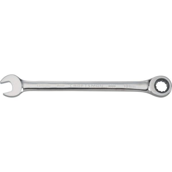 CRAFTSMAN Ratcheting Wrench, Metric, 13mm, 72-Tooth, 12-Point (CMMT42571)