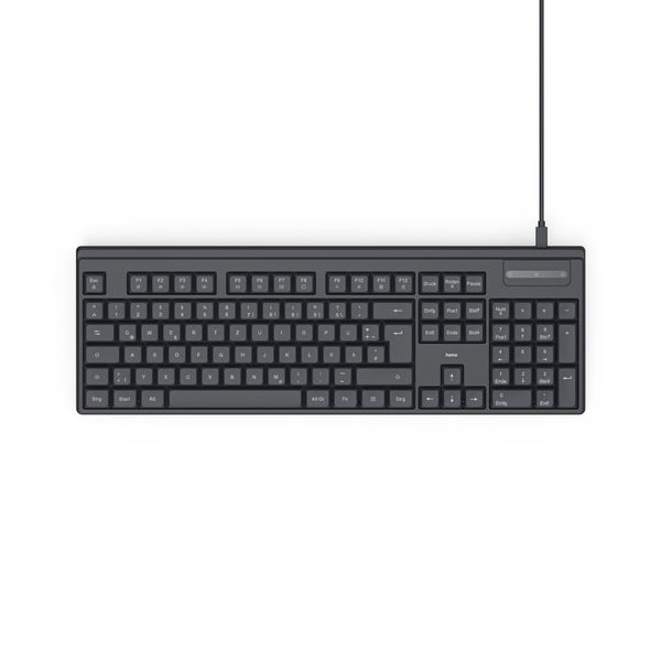 Hama "CK-100 USB Keyboard, Cabled, QWERTY UK, black