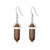 Philip Jones Tiger's Eye Gemstone Drop Earrings